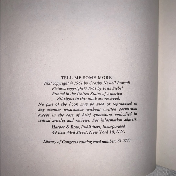 Vintage i Can Read Book Tell Me Some More Crosby Newell Children Reading - Picture 5 of 11